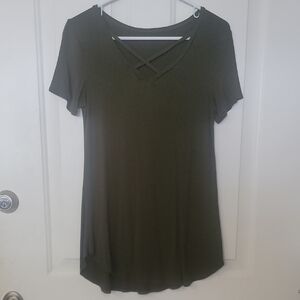 Olive Green Women's Top